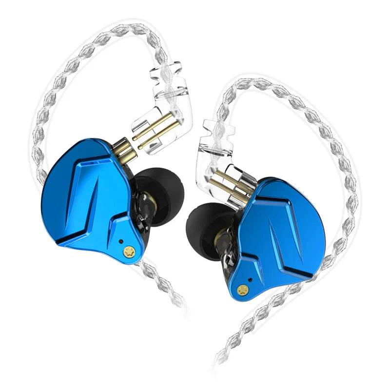 KZ ZSN Pro X 1DD 1BA - Auriculares intrauditivos metálicos HIFI con graves profundos, híbridos, deportivos, para ZSX, ZAX, ASX, EDX y Z1