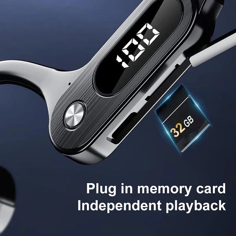 Xiaomi Swimming Bone Conduction Bluetooth 5.3 Headphones Double 32G Memory Earless IPX8 Waterproof Air Conduction Headphones Hot