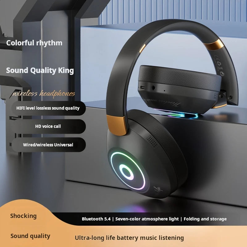 Auriculares inalámbricos Bluetooth originales Sony TWS para juegos, sonido estéreo HIFI, micrófono, color RGB, cable para auriculares.