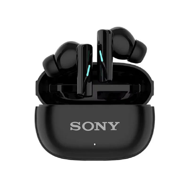 Auriculares y audífonos Sony True Wireless Bluetooth® con tapones para los oídos, impermeables, para fitness, movimiento, música, con tapa abatible.