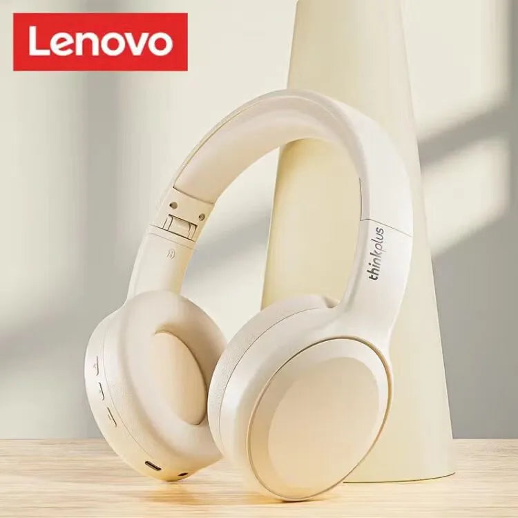 Auriculares para juegos Lenovo TH30, inalámbricos, supraaurales, Bluetooth, sonido estéreo de 360°, deportivos, de larga duración y baja latencia.
