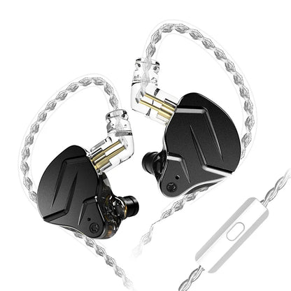 KZ ZSN Pro X 1DD 1BA - Auriculares intrauditivos metálicos HIFI con graves profundos, híbridos, deportivos, para ZSX, ZAX, ASX, EDX y Z1