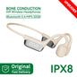 Auriculares inalámbricos de conducción ósea con Bluetooth 5.4, 30 metros de profundidad, IPX8, resistentes al agua, para natación, 32 GB de RAM, reproductor MP3