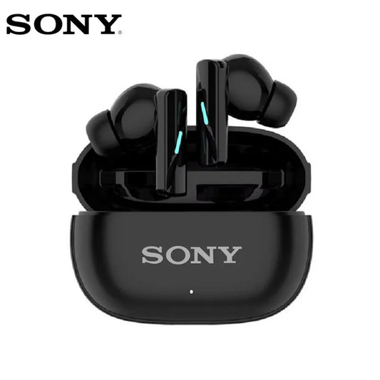 Auriculares y audífonos Sony True Wireless Bluetooth® con tapones para los oídos, impermeables, para fitness, movimiento, música, con tapa abatible.