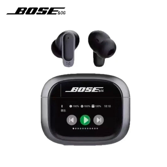 Auriculares inalámbricos Bose & Og V11 TWS con Bluetooth, intraauriculares, reducción de ruido ANC, de largo alcance, con micrófono y pantalla táctil.
