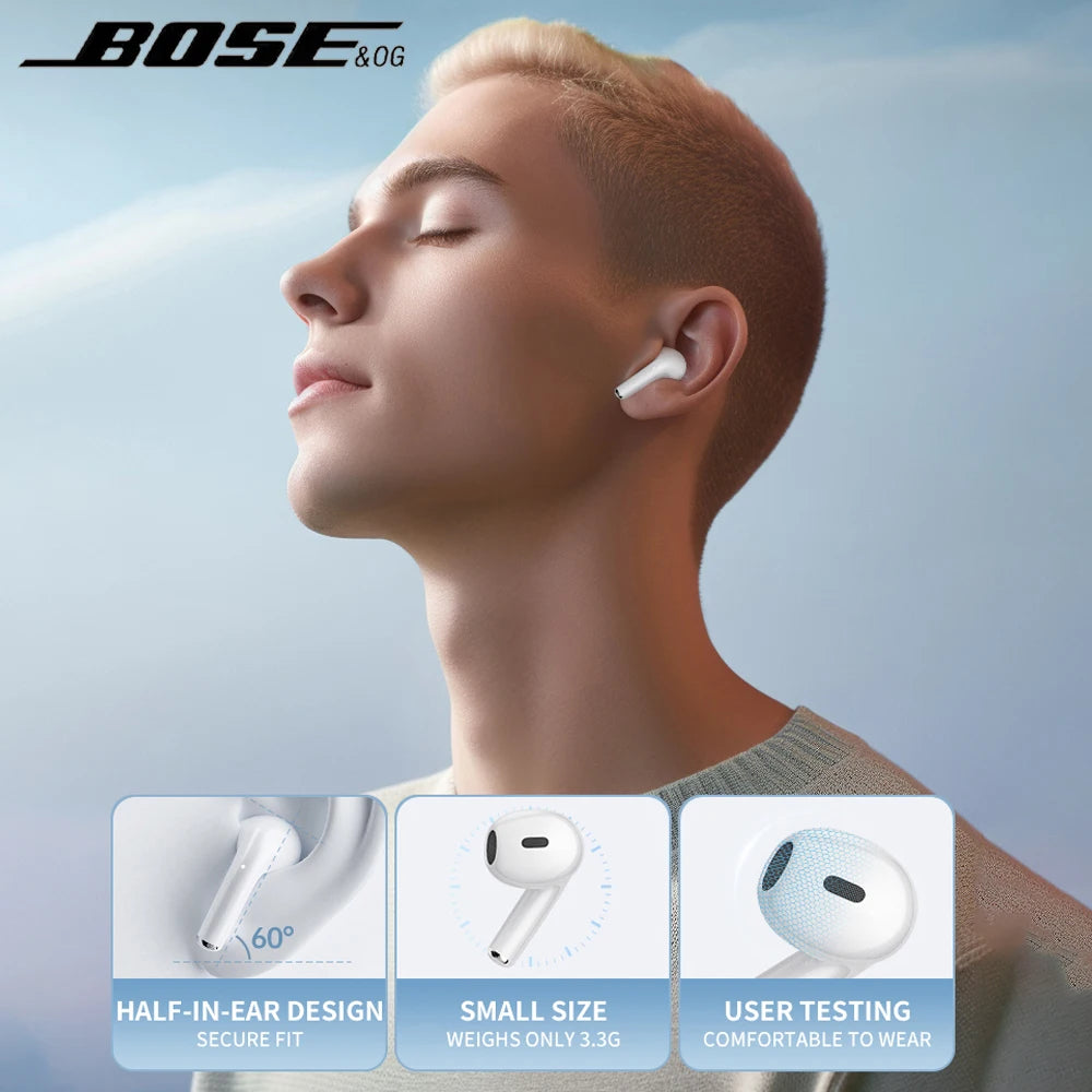 Auriculares Bluetooth Bose® intraaurales inalámbricos deportivos de alta fidelidad, auriculares TWS para juegos, para iOS, Android, Samsung, Huawei, Xiaomi, OPPO, Vivo