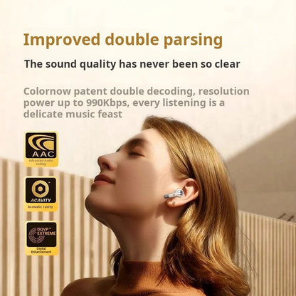 Auriculares Bluetooth originales Sony NE109 TWS HIFI con micrófono, inalámbricos, deportivos, con pantalla y cable para juegos.